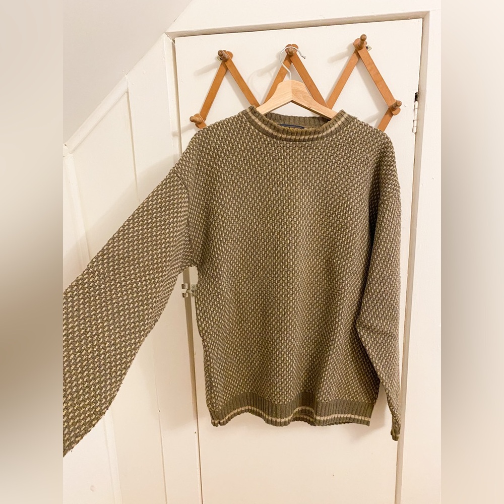 Vintage Woolrich Mushroom Knit Crewneck